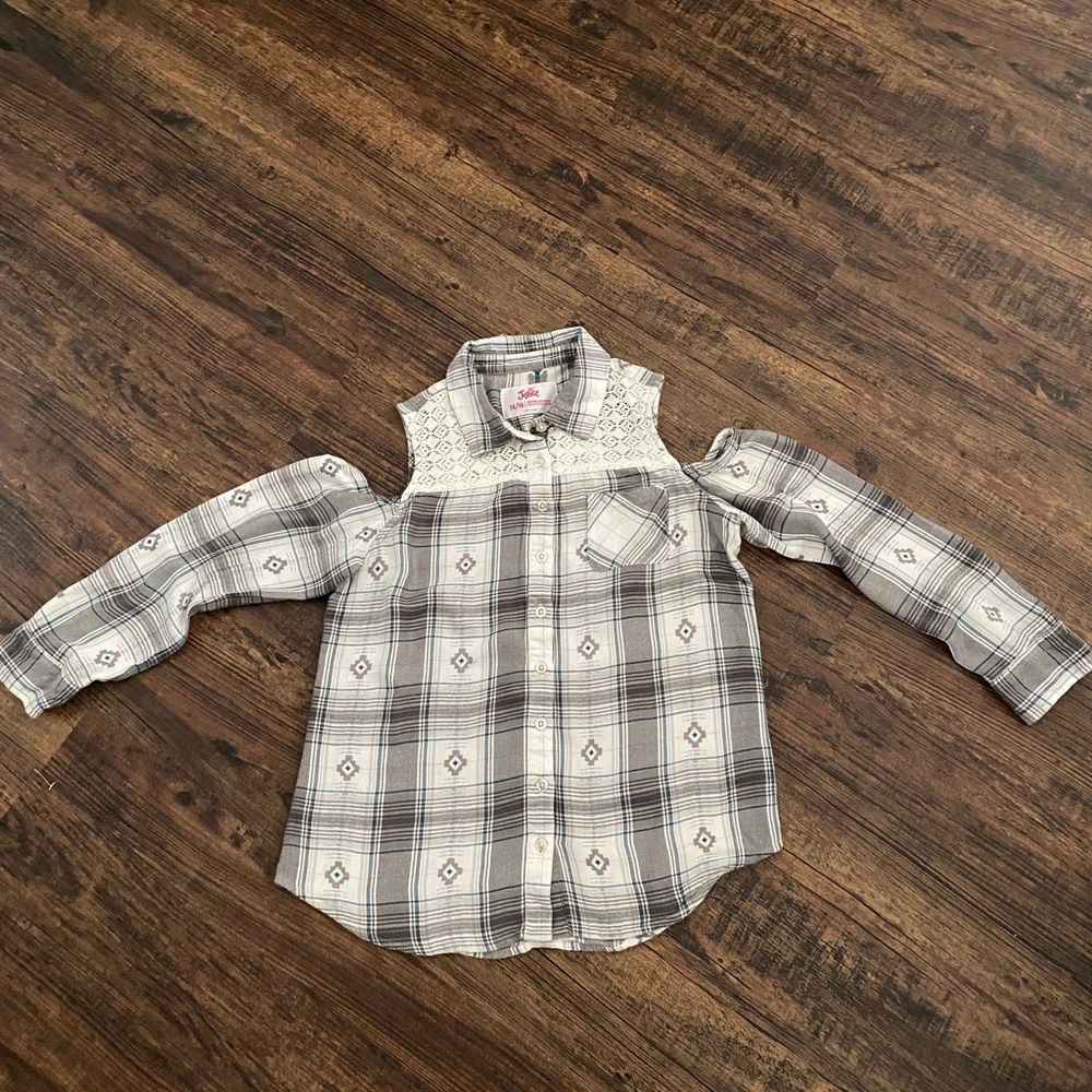 Justice Cold Shoulder Top